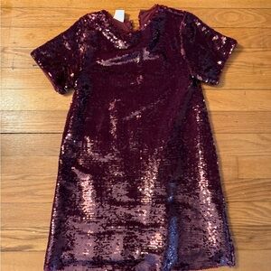 Sequin Short Sleeve Dress, NWOT, size 8